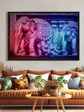 3D Elephant  Canvas Painting