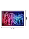 3D Elephant  Canvas Painting