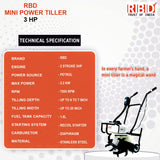 3HP Mini Tiller