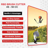 50cc Sidepack Brush Cutter Without Tiller