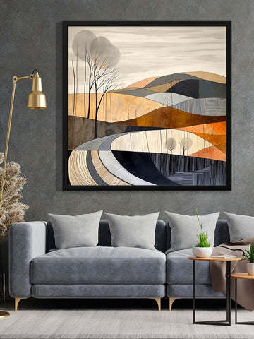 999Store abstract art with tree view modern canvas wall painting for living room