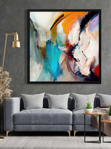 999Store abstract multi color modern art canvas painting for wall décor