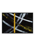 abstract Black Canvas Painting