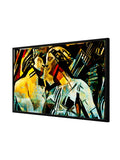 abstract couple painting Canvas Painting